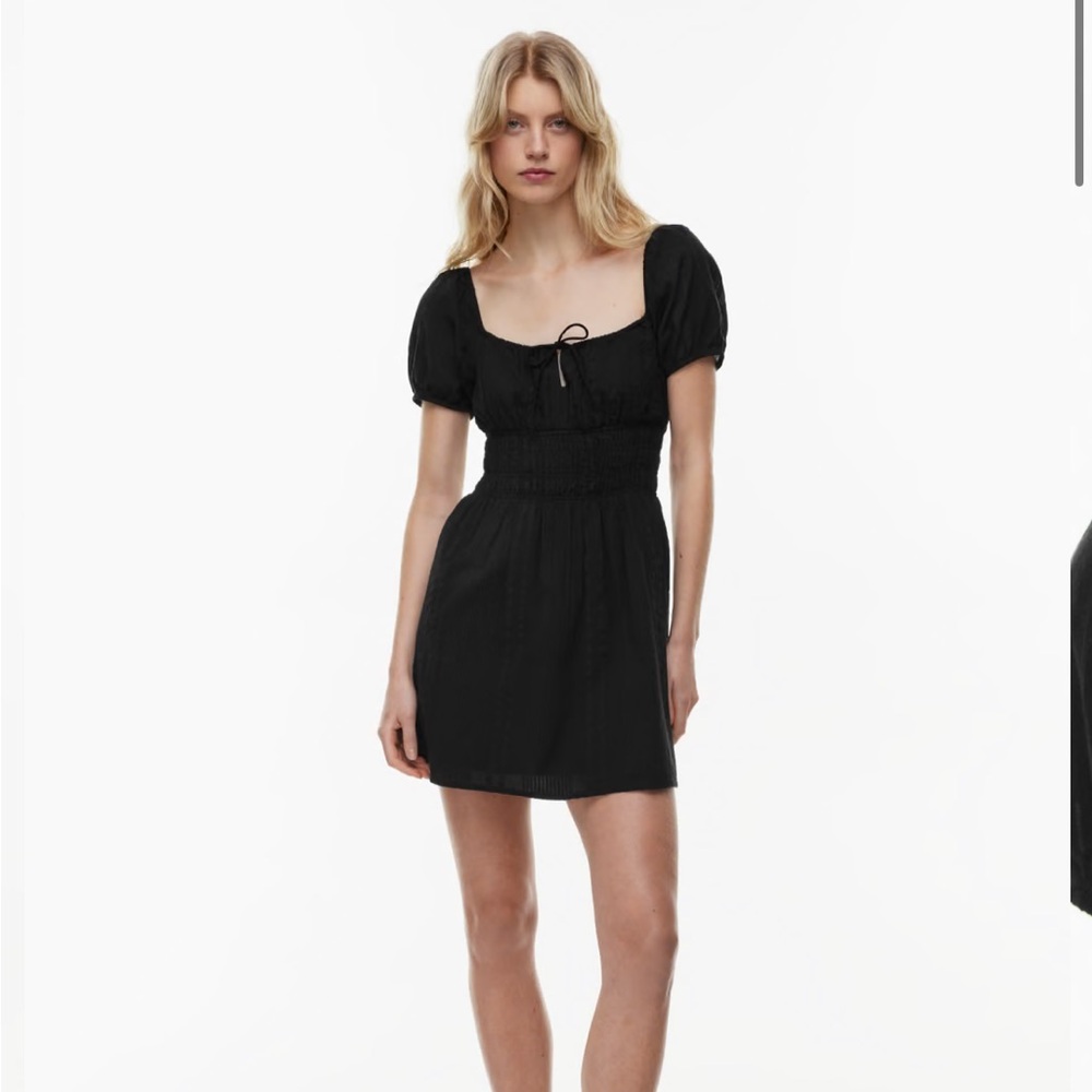 Kay Dress - Aritzia - Organic cotton puff-sleeve mini dress - Size XS